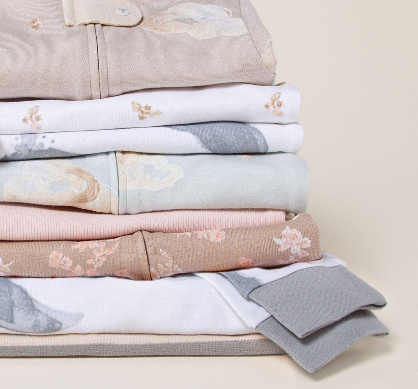 Rugby Stripe Organic Cotton Sleep & Play - Quarry
: Quarry / 6-9 Months