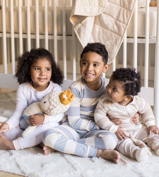 Rugby Stripe Organic Cotton Sleep & Play - Quarry
: Quarry / 6-9 Months