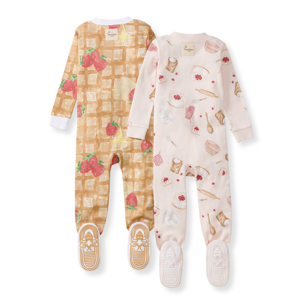 Waffle & Cheesecake Sleeper 2 Pack: Whole Wheat / 18 Months