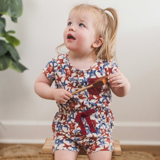 American Stars Girl Romper: 2T