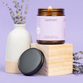 Lavender Beeswax Candle