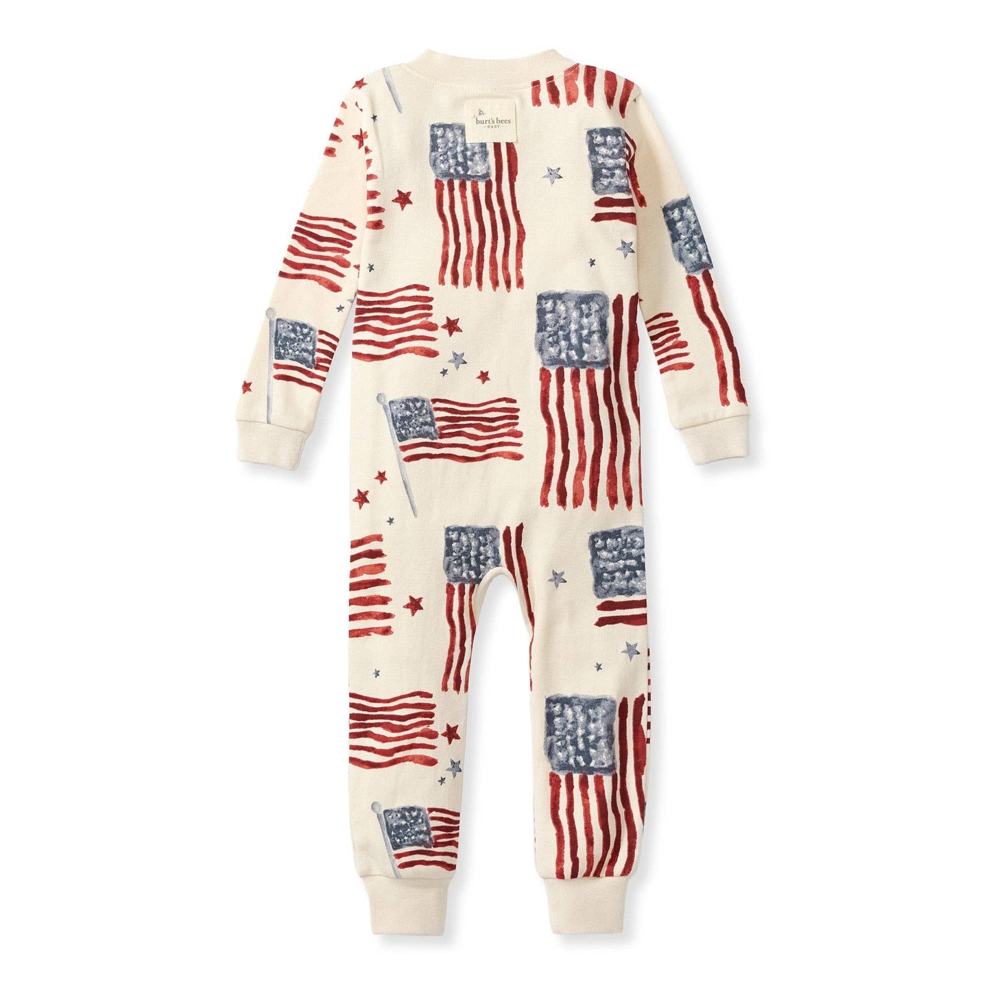 American Flag Organic Cotton Sleeper: 18M