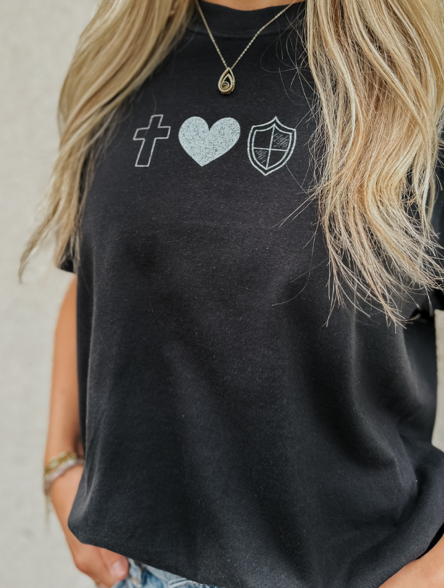 Worship Is My Weapon Tee: Black / XL