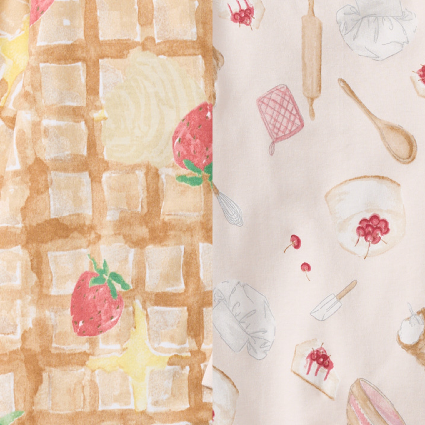 Waffle & Cheesecake Sleeper 2 Pack: Whole Wheat / 18 Months